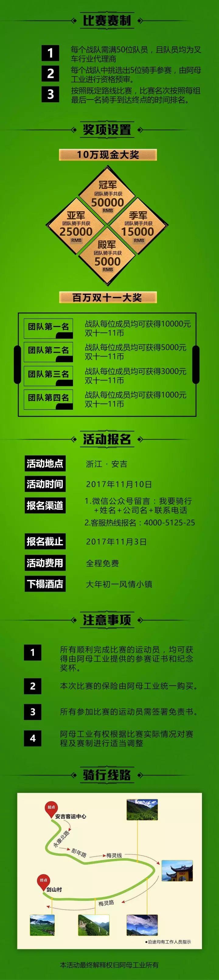 2017中国叉车行业首届团队骑行越野大赛招募啦(图3)