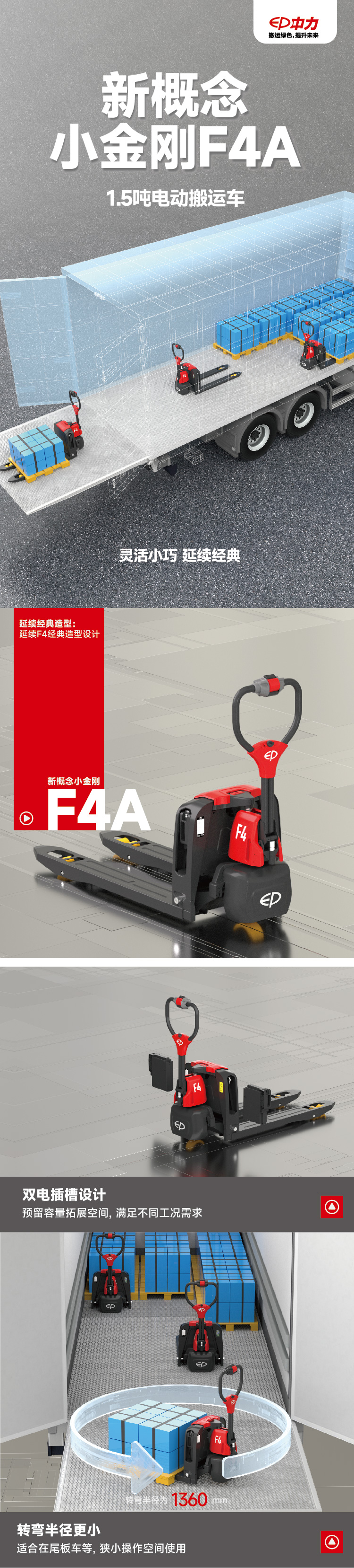 F4A 1.5吨电动搬运车(图1)