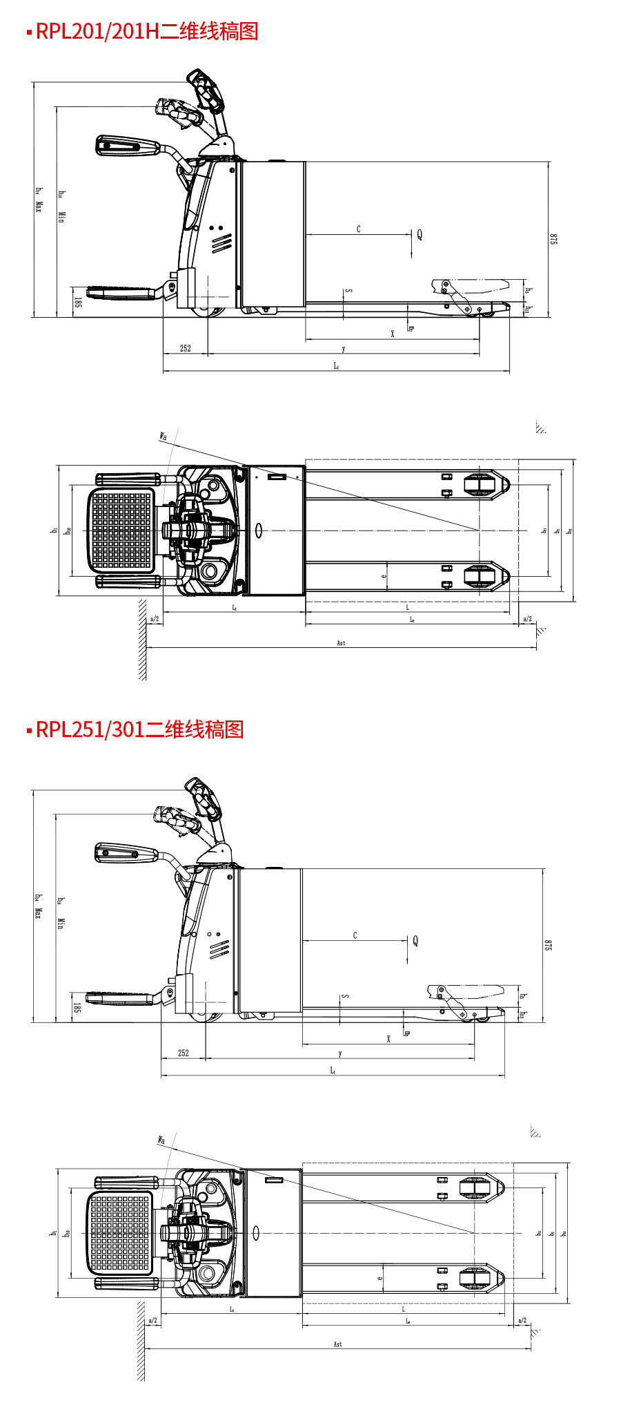 2.0吨电动搬运车RPL201/RPL201H（铅酸款）(图8)